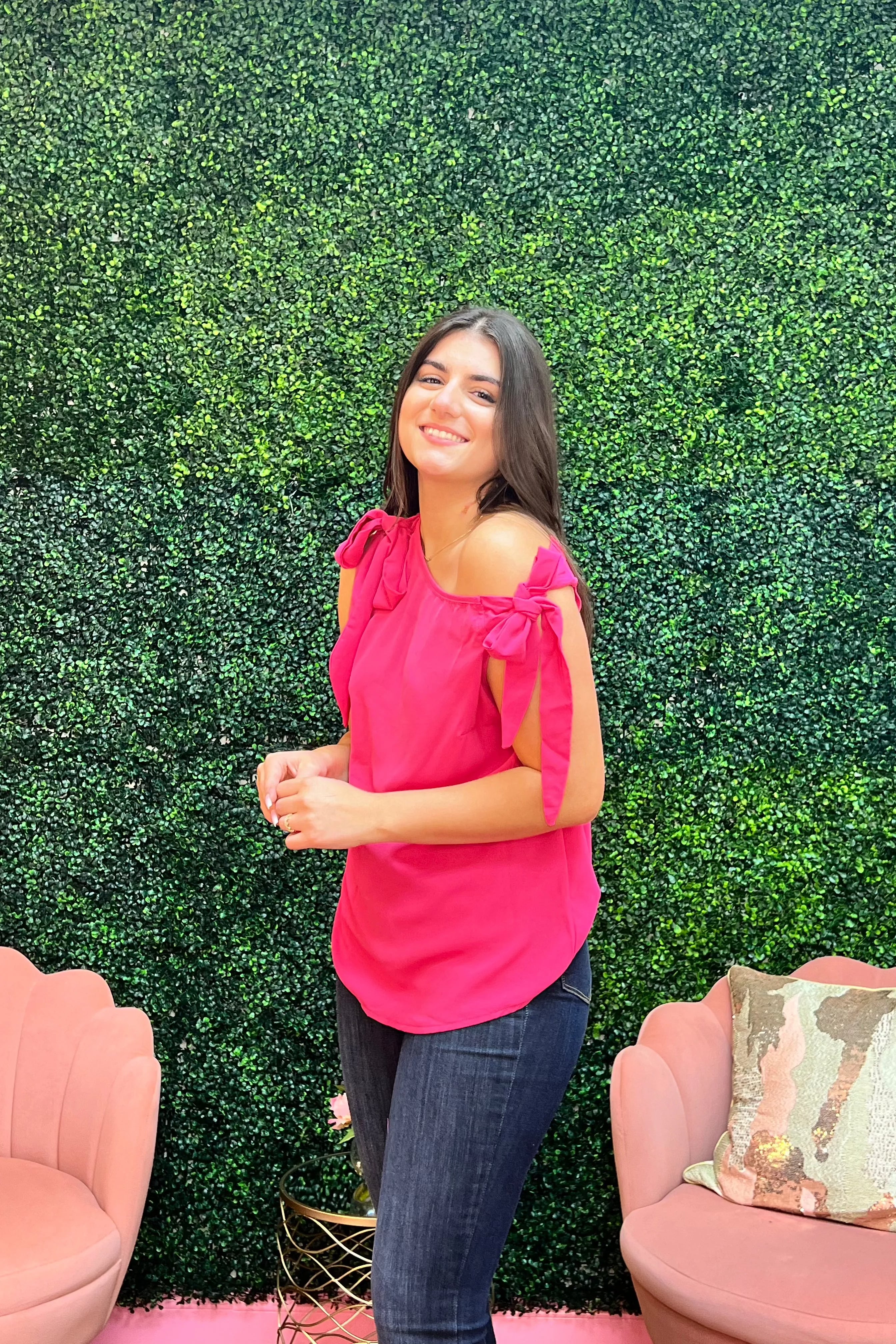 Neck Knot Side Blouse