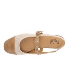 Poker Face Sling Back Flats Raffia By Corkys