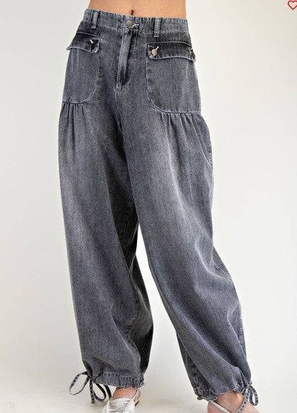 Aladdin Denim Pants Pockets By Easel
