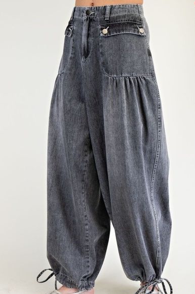 Aladdin Denim Pants Pockets By Easel