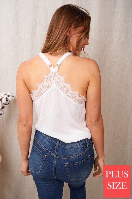 Curvy White Off Bodysuit