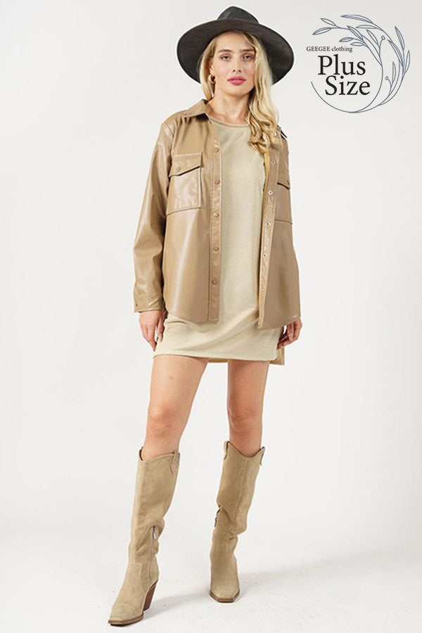 Nude Blazer Curvy