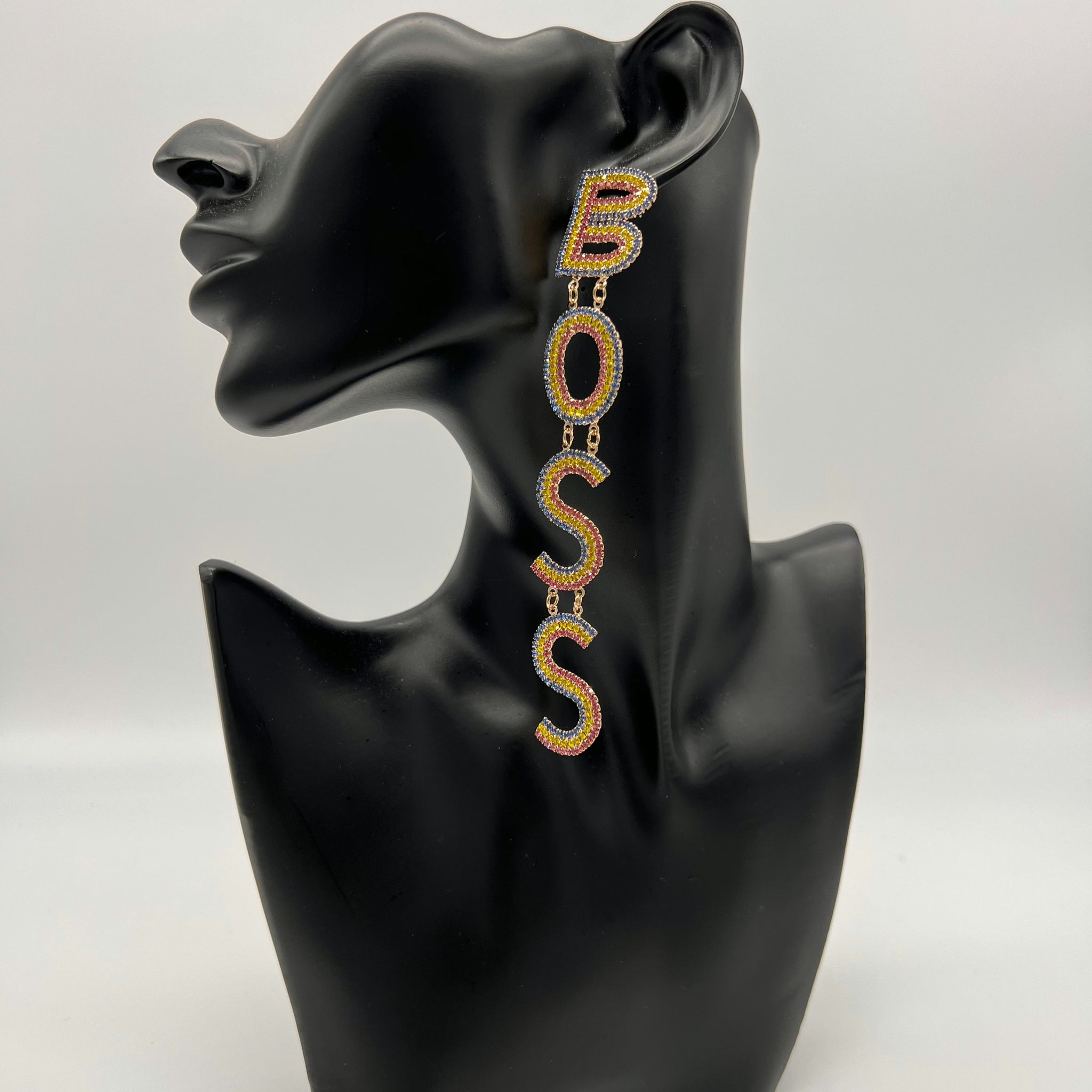 'Boss babe' earrings