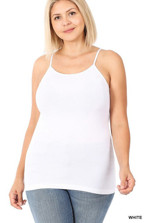Curvy Seamless Adjustable Strap Cami