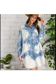 Easel LS CLOUD WASHED BUTTON