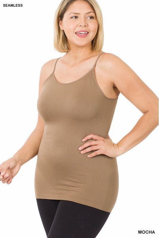 Curvy Seamless Adjustable Strap Cami