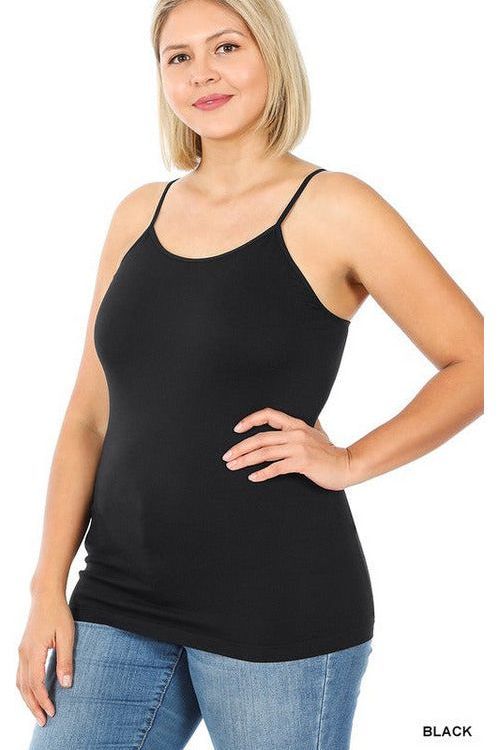 Curvy Seamless Adjustable Strap Cami