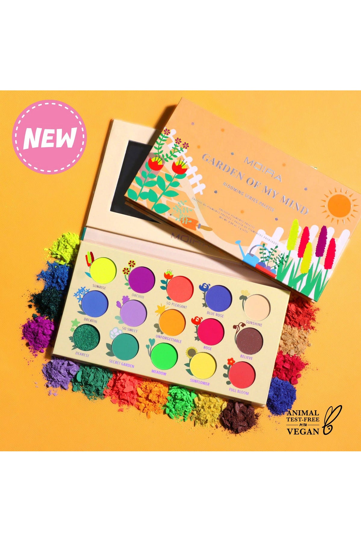 Blooming Series-01 Garden of My Mind Pressed Pigment Palette