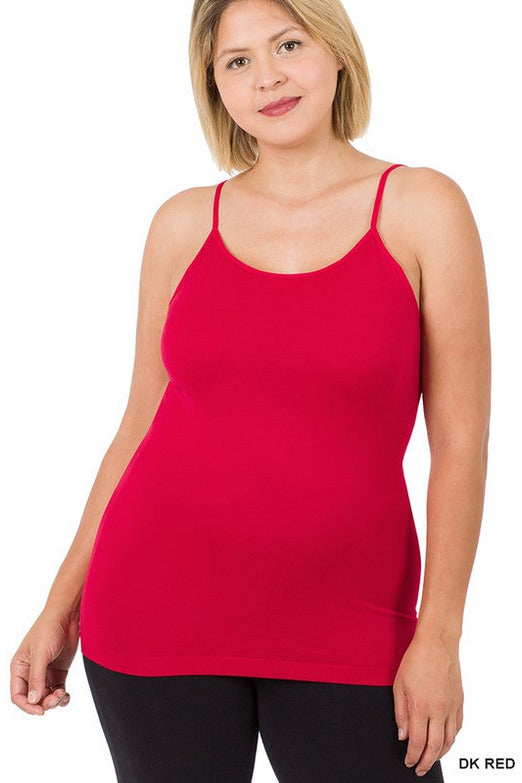 Curvy Seamless Adjustable Strap Cami