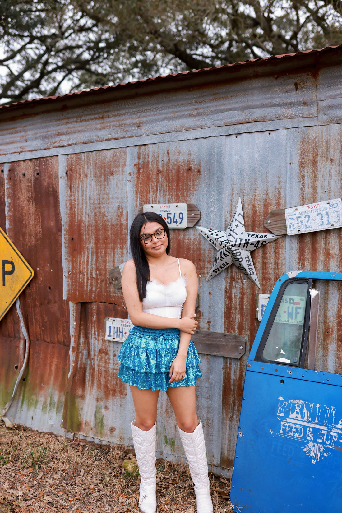 Sequins Skort