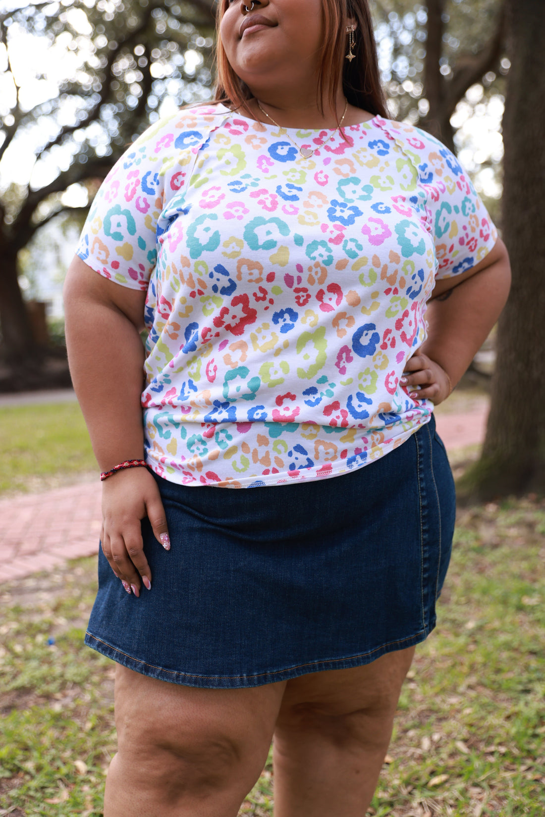 Rainbow Leopard Top