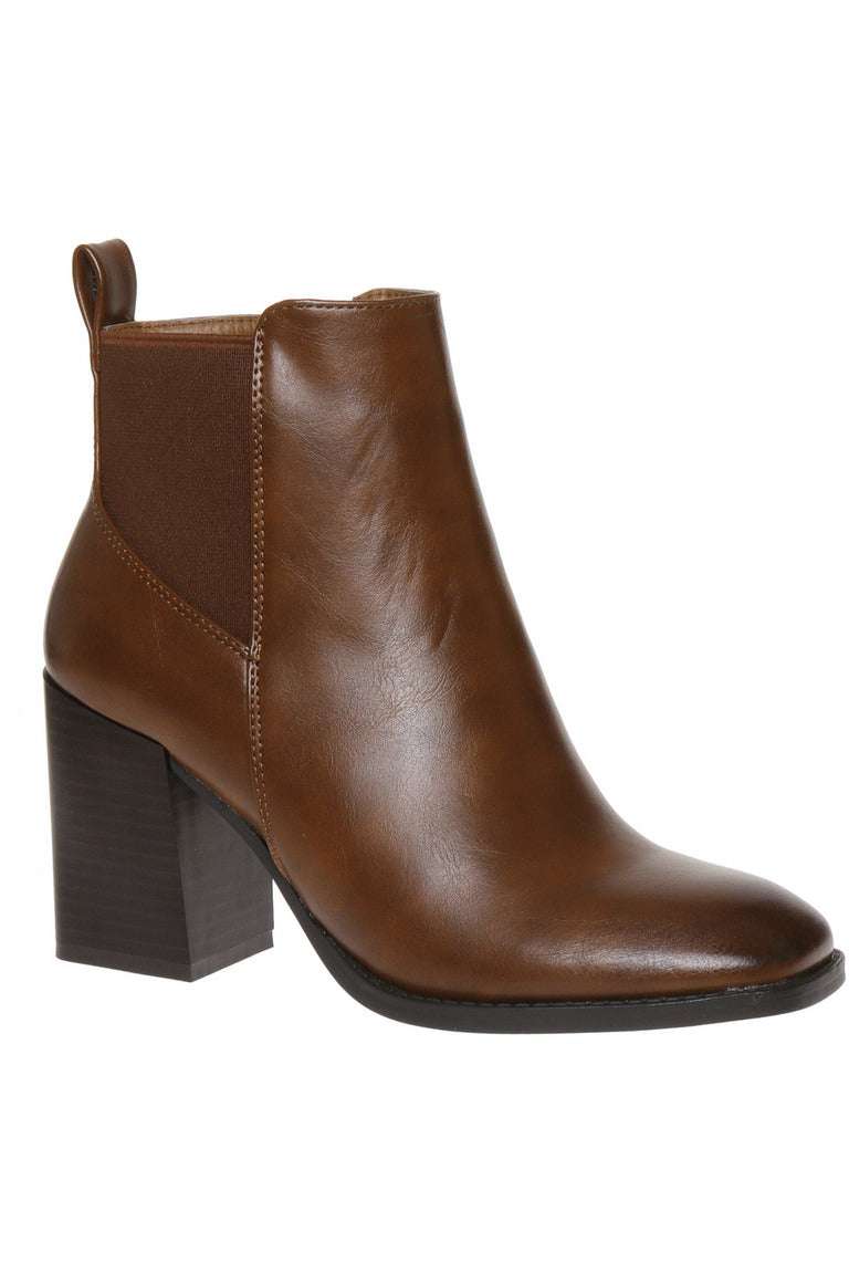 Brown booties