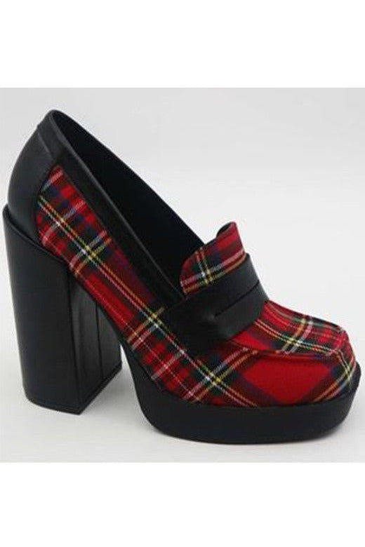 Christmas baddie platform heel